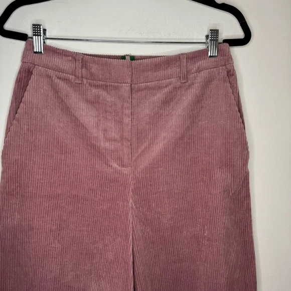 Boden Belgravia wide Leg Corduroy Pants In Blushing Rose Size 6 - Picture 6 of 16